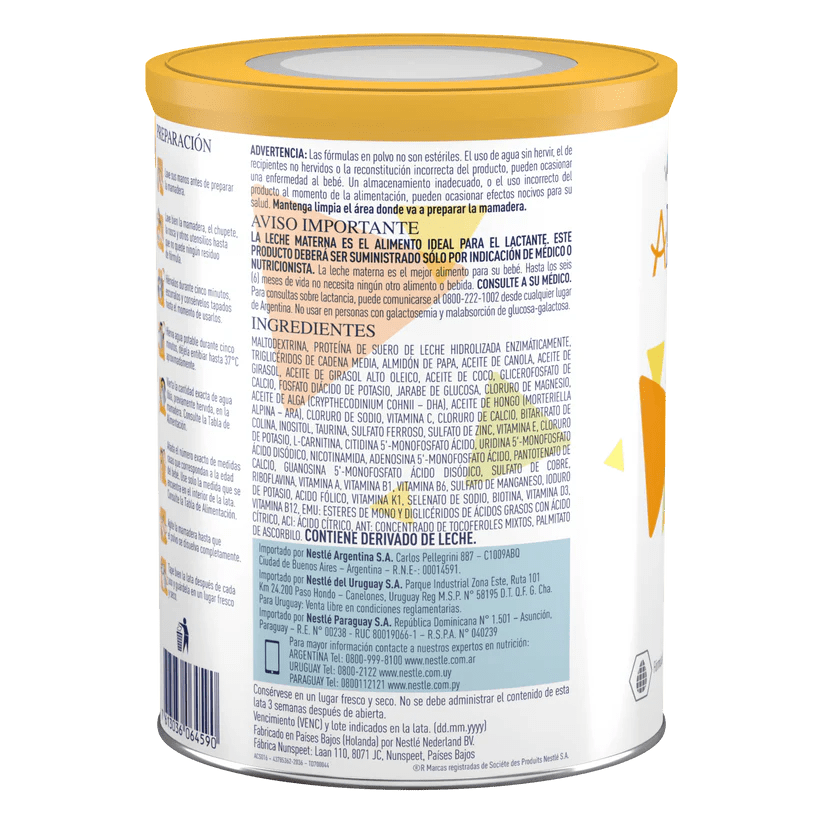 Fórmula ALFARE back