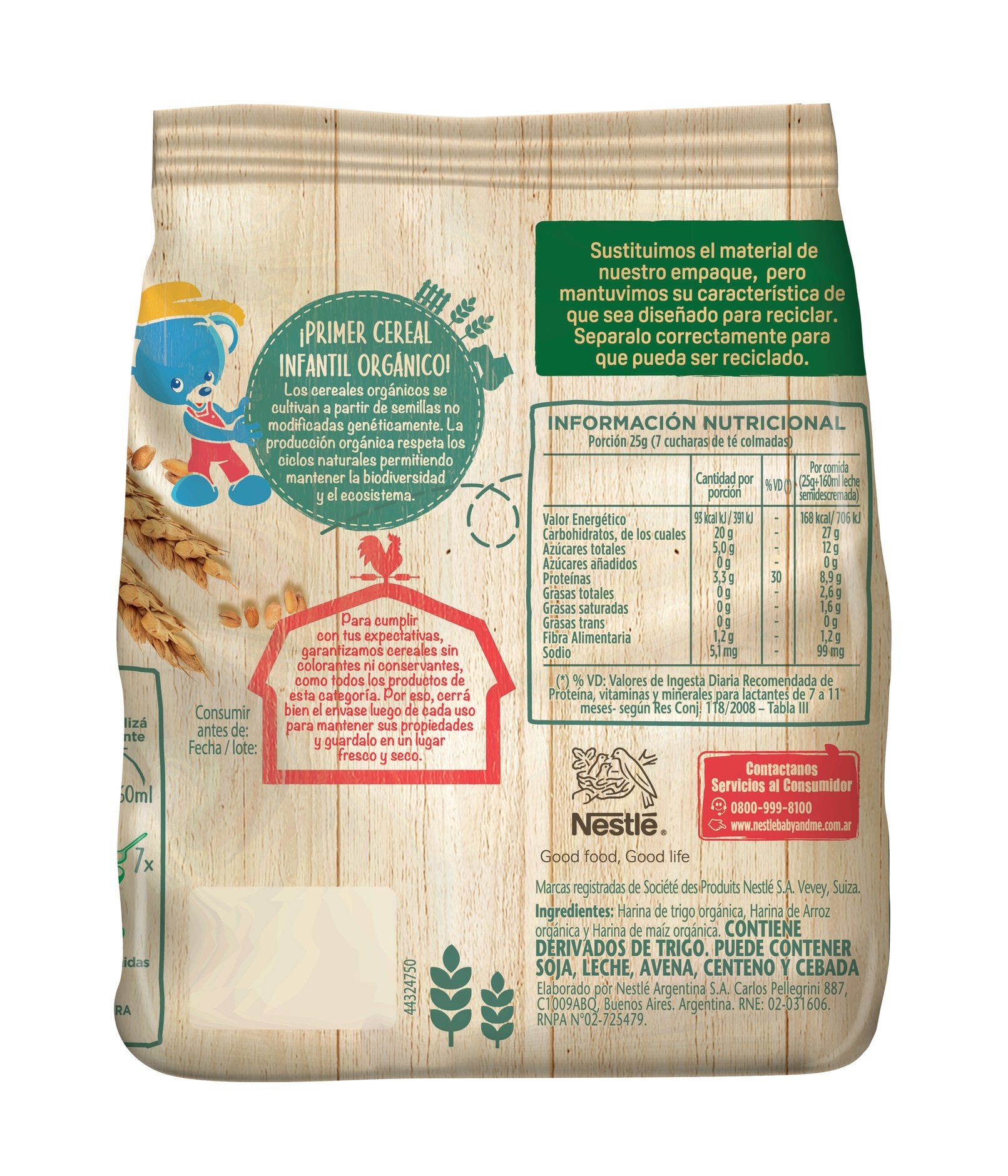 NESTUM® Organico dorso