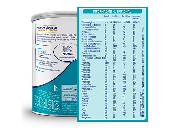 Dorso de lata NAN® OPTIPRO® 3