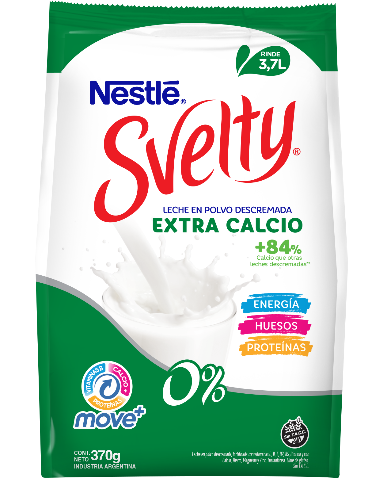 Svelty extra calcio 370g