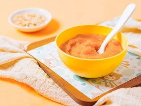 Puré de zanahoria y arroz