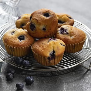 Deliciosos cupcakes de arándanos