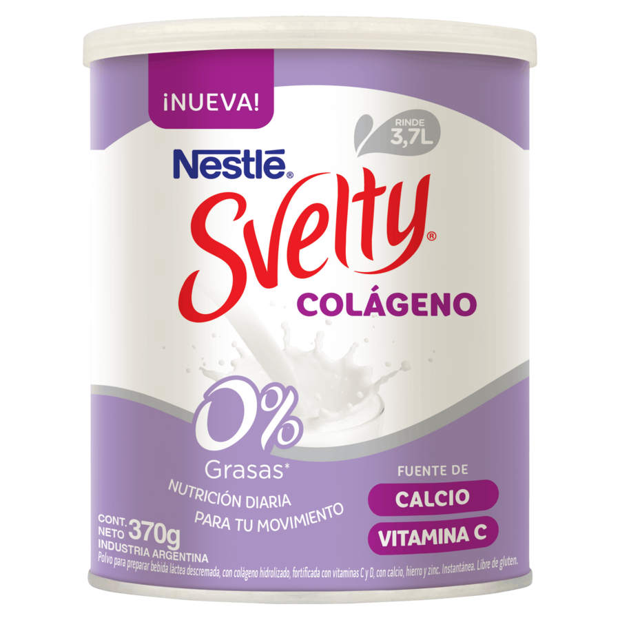 Leche en polvo descremada Svelty® Colágeno